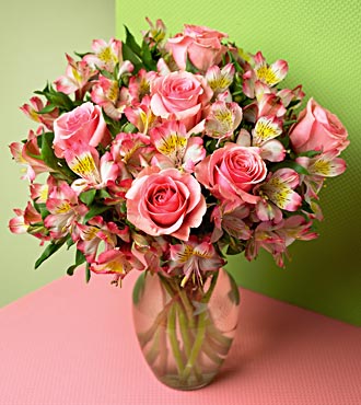 Dreamland Pink Rose Bouquet