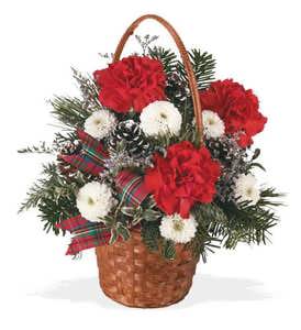 Flowers To All's Very Merry Basket Flowers To All's Very Merry Basket