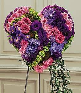 Flowres To All Presents Graceful Tribute Heart
