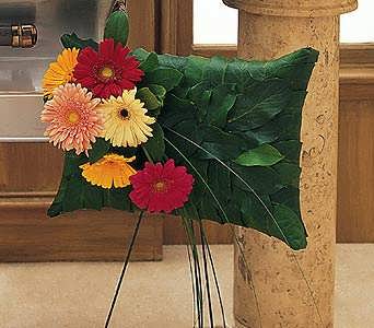 Flowers To All Presents Uplifting Gerbera Pillow