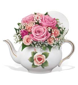 Capodimonte Teapot Bouquet