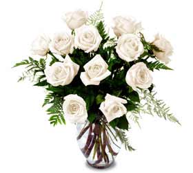 Enchanting Rose Bouquet - White