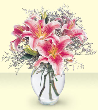 Pink Lily Bouquet