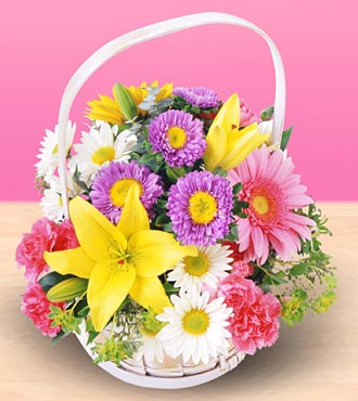 Happy Bloom Basket