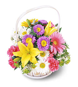 Happy Blooms� Basket