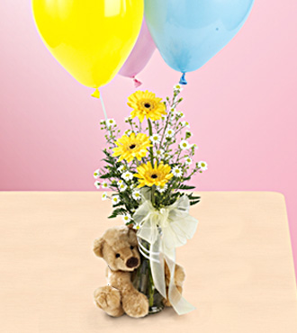 Welcome Bear Bouquet